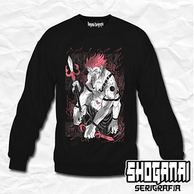 JJK26 Ryomen Sukuna - Jujutsu Kaisen / Crewneck - Poleron Polo