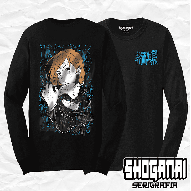 JJK27 Nobara Kugisaki - Jujutsu Kaisen / Polera manga larga 1