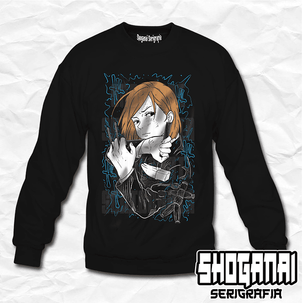 JJK27 Nobara Kugisaki - Jujutsu Kaisen / Crewneck - Poleron Polo 1