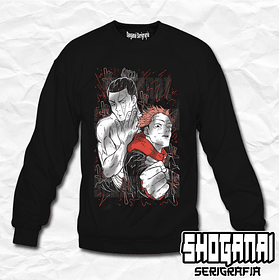 JJK28 Aoi Todo e Itadori - Jujutsu Kaisen / Crewneck - Poleron Polo