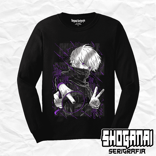 JJK30 Toge Inumaki - Jujutsu Kaisen / Polera manga larga 1