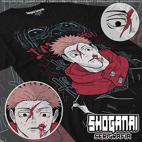 JJK32 Itadori X Mahito - Jujutsu Kaisen / Polera manga corta