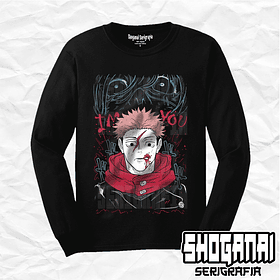 JJK32 Itadori X Mahito - Jujutsu Kaisen / Polera manga larga