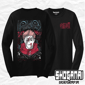 JJK32 Itadori X Mahito - Jujutsu Kaisen / Polera manga larga
