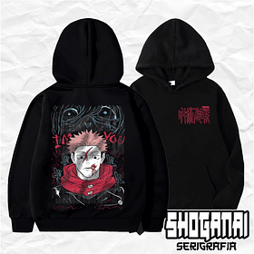 JJK32 Itadori X Mahito - Jujutsu Kaisen / Hoddie - Poleron Canguro