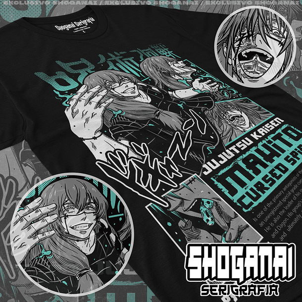JJK33 Mahito - Jujutsu Kaisen / Polera manga corta 1