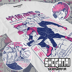 JJK34 Itadori X Sukuna - Jujutsu Kaisen / Polera manga corta