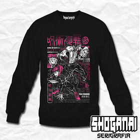 JJK34 Itadori X Sukuna - Jujutsu Kaisen / Crewneck - Poleron Polo