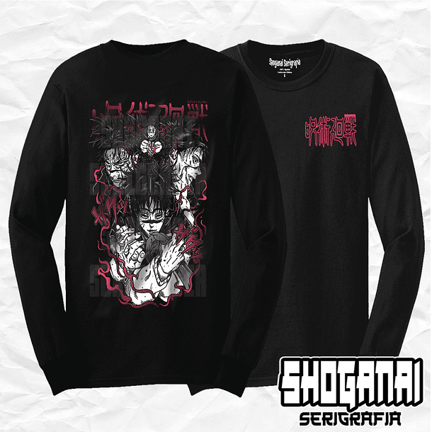 JJK37 Choso - Jujutsu Kaisen / Polera manga larga 1