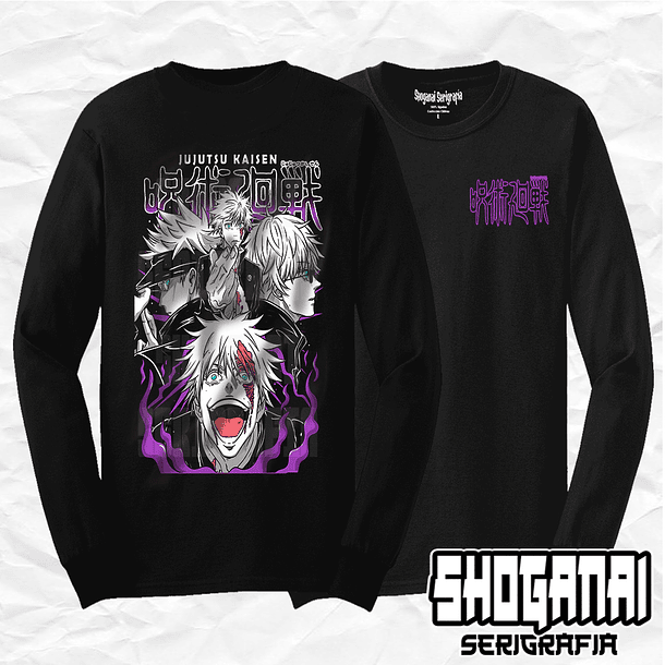 JJK38 Satoru Gojo - Jujutsu Kaisen / Polera manga larga 1