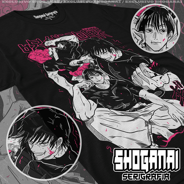 JJK39 Toji Fushiguro - Jujutsu Kaisen / Polera manga corta 1