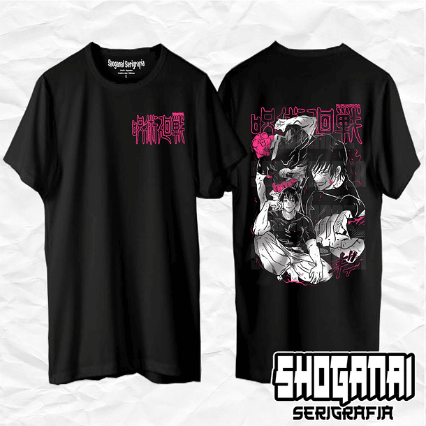 JJK39 Toji Fushiguro - Jujutsu Kaisen / Polera manga corta 1