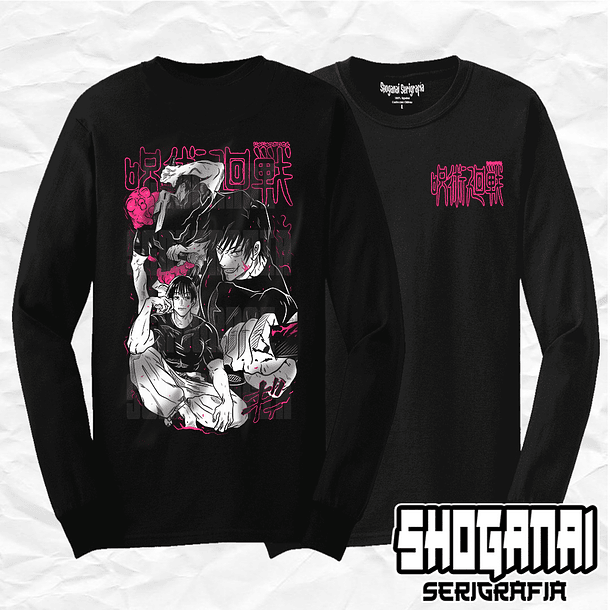 JJK39 Toji Fushiguro - Jujutsu Kaisen / Polera manga larga 1