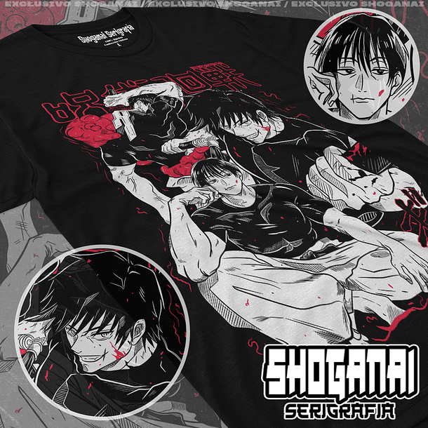 JJK39 OP2 Toji Fushiguro - Jujutsu Kaisen / Polera manga corta 1