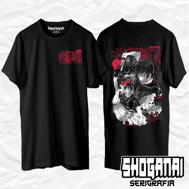 JJK39 OP2 Toji Fushiguro - Jujutsu Kaisen / Polera manga corta 1