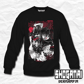 JJK39 OP2 Toji Fushiguro - Jujutsu Kaisen / Crewneck - Poleron Polo