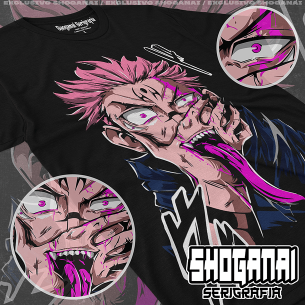 JJK40 Ryomen Sukuna - Jujutsu Kaisen / Polera manga corta 1