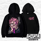 JJK40 Ryomen Sukuna - Jujutsu Kaisen / Hoddie - Poleron Canguro 1