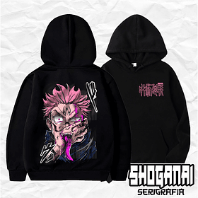 JJK40 Ryomen Sukuna - Jujutsu Kaisen / Hoddie - Poleron Canguro