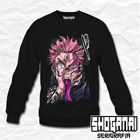 JJK40 Ryomen Sukuna - Jujutsu Kaisen / Crewneck - Poleron Polo