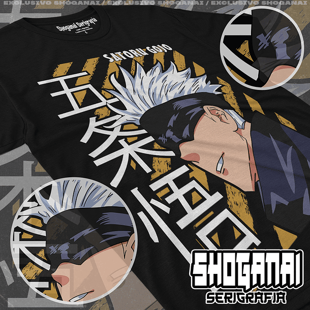 JJK41 Satoru Gojo - Jujutsu Kaisen / Polera manga corta 1