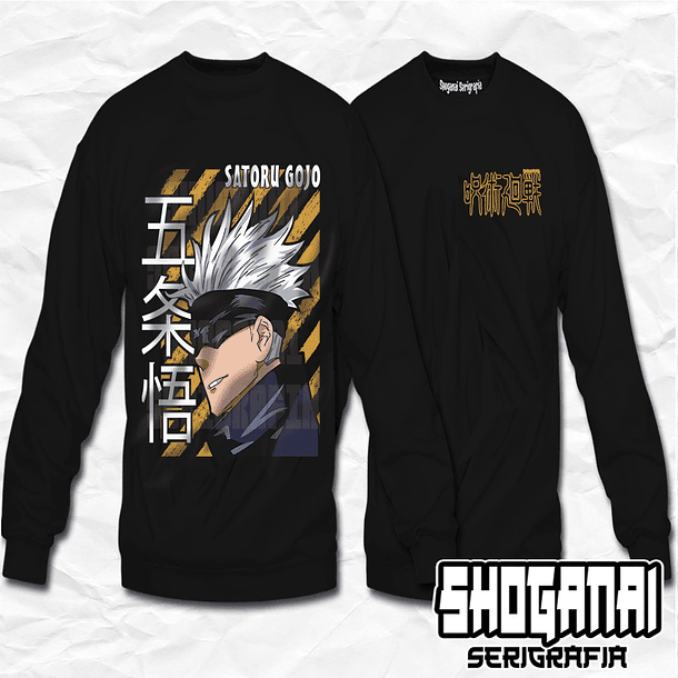 JJK41 Satoru Gojo - Jujutsu Kaisen / Crewneck - Poleron Polo 1