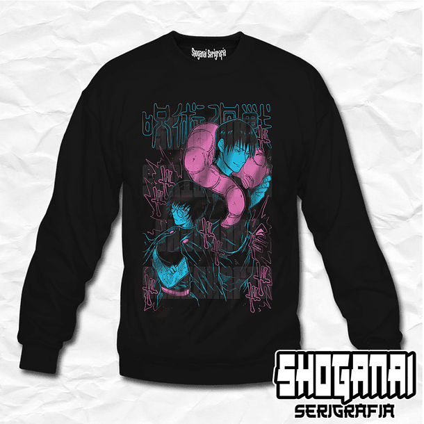 JJK42 Toji y Maki Zenin - Jujutsu Kaisen / Crewneck - Poleron Polo 1