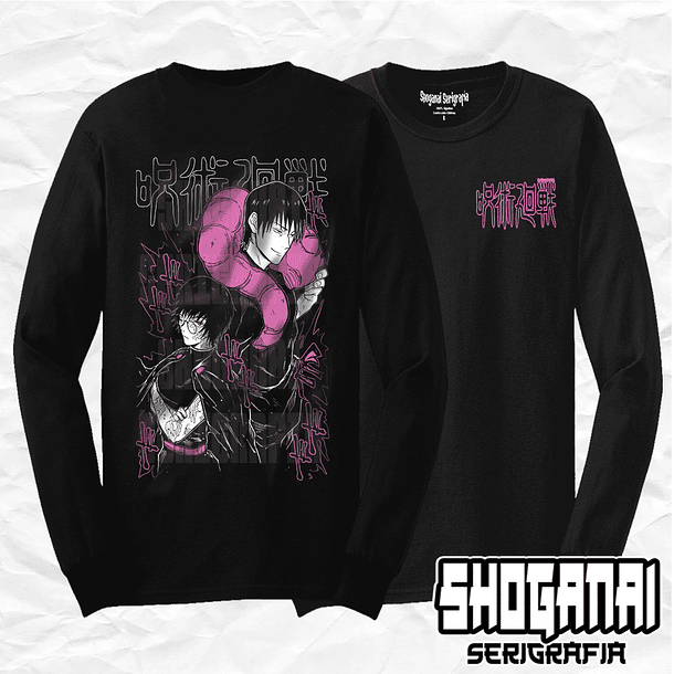 JJK42 OP2 Toji y Maki Zenin - Jujutsu Kaisen / Polera manga larga 1