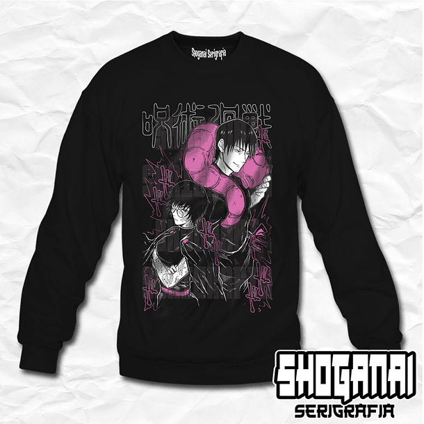 JJK42 OP2 Toji y Maki Zenin - Jujutsu Kaisen / Crewneck - Poleron Polo 1