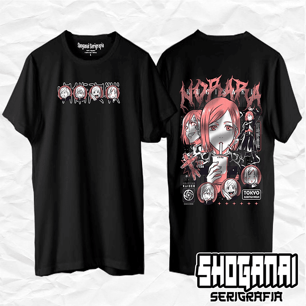 JJK44 Nobara Kugisaki - Jujutsu Kaisen / Polera manga corta 1