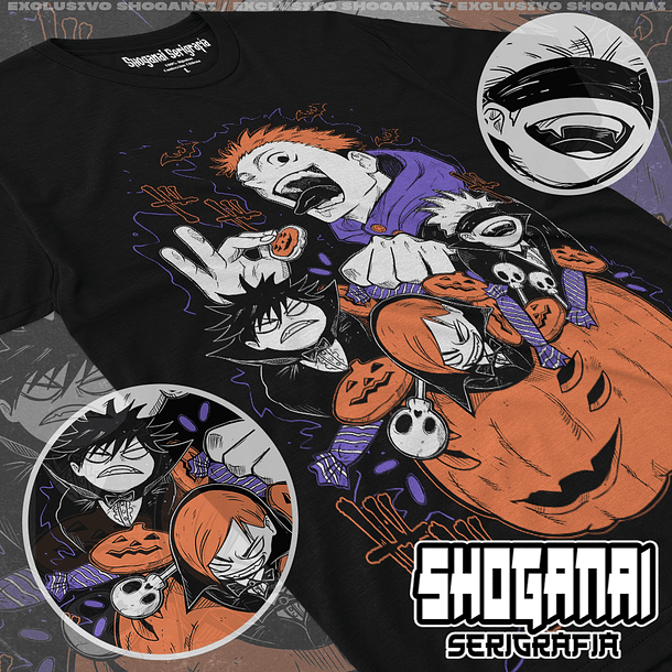 JJK46 Jujutsu Kaisen Halloween - Jujutsu Kaisen / Polera manga corta 1