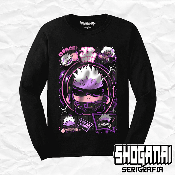 JJK47 Satoru Gojo Kirby - Jujutsu Kaisen / Polera manga larga 1