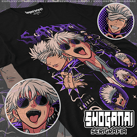 JJK48 Satoru Gojo - Jujutsu Kaisen / Polera manga corta