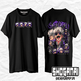 JJK48 Satoru Gojo - Jujutsu Kaisen / Polera manga corta