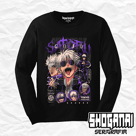 JJK48 Satoru Gojo - Jujutsu Kaisen / Polera manga larga