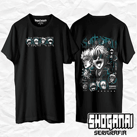 JJK48 OP2 Satoru Gojo - Jujutsu Kaisen / Polera manga corta