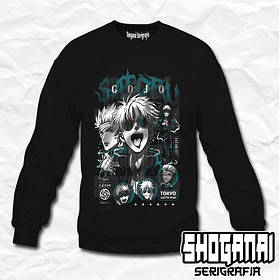 JJK48 OP2 Satoru Gojo - Jujutsu Kaisen / Crewneck - Poleron Polo