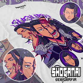 JJK49 Suguru Geto / Kenjaku - Jujutsu Kaisen / Polera manga corta