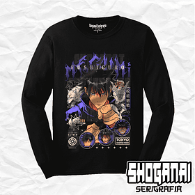 JJK51 Megumi Fushiguro - Jujutsu Kaisen / Polera manga larga