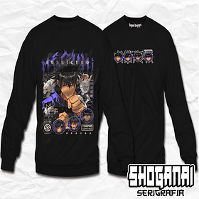 JJK51 Megumi Fushiguro - Jujutsu Kaisen / Crewneck - Poleron Polo