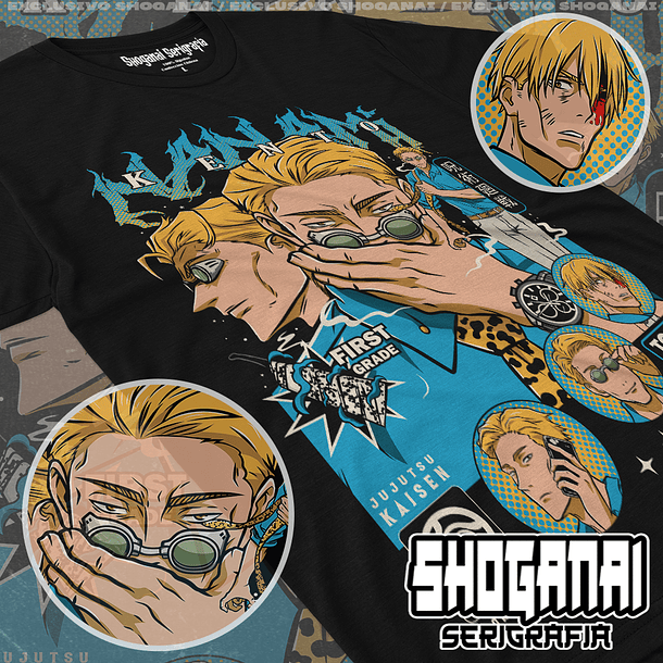 JJK52 Kento Nanami - Jujutsu Kaisen / Polera manga corta 1