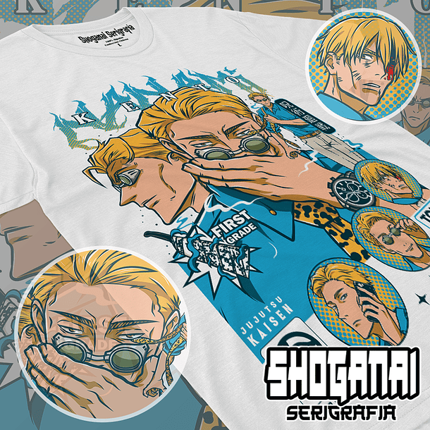 JJK52 Kento Nanami - Jujutsu Kaisen / Polera manga corta 1
