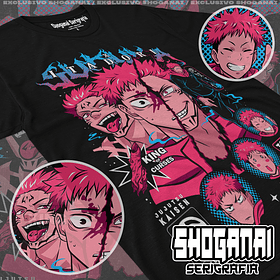 JJK56 Itadori X Sukuna - Jujutsu Kaisen / Polera manga corta