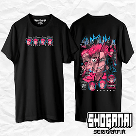 JJK56 Itadori X Sukuna - Jujutsu Kaisen / Polera manga corta