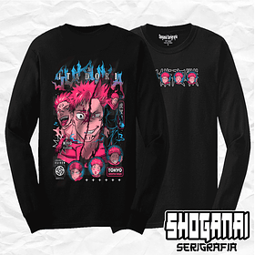 JJK56 Itadori X Sukuna - Jujutsu Kaisen / Polera manga larga
