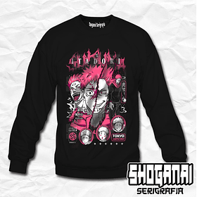 JJK56 OP2 Itadori X Sukuna - Jujutsu Kaisen / Crewneck - Poleron Polo