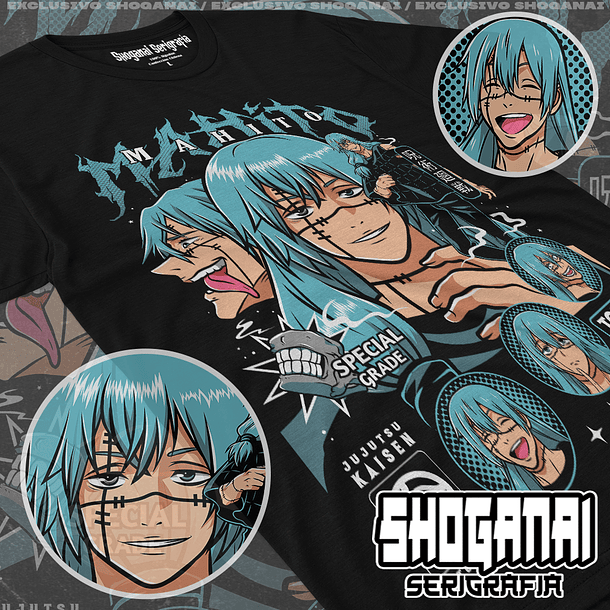 JJK57 Mahito - Jujutsu Kaisen / Polera manga corta 1