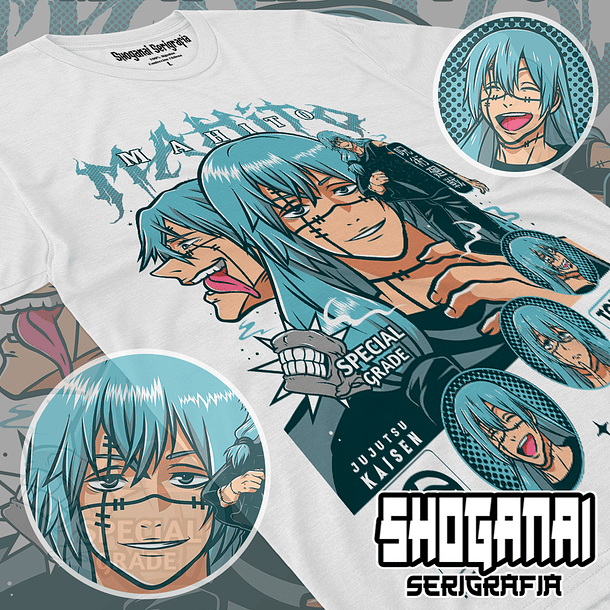 JJK57 Mahito - Jujutsu Kaisen / Polera manga corta 1