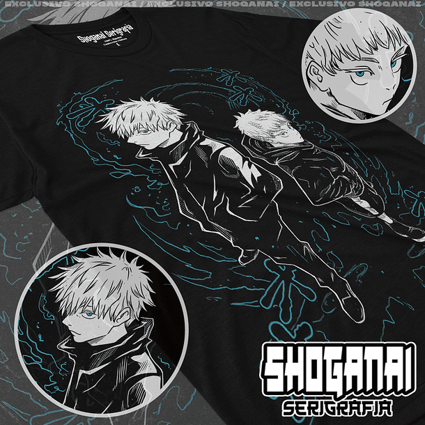 JJK58 Satoru Gojo - Jujutsu Kaisen / Polera manga corta 1
