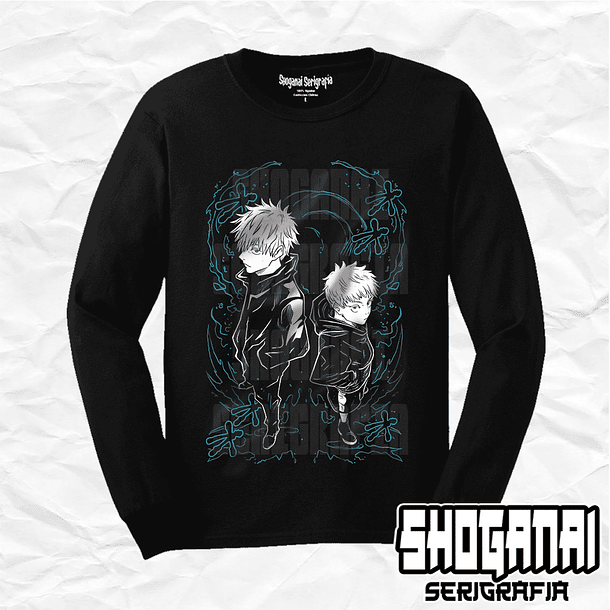 JJK58 Satoru Gojo - Jujutsu Kaisen / Polera manga larga 1